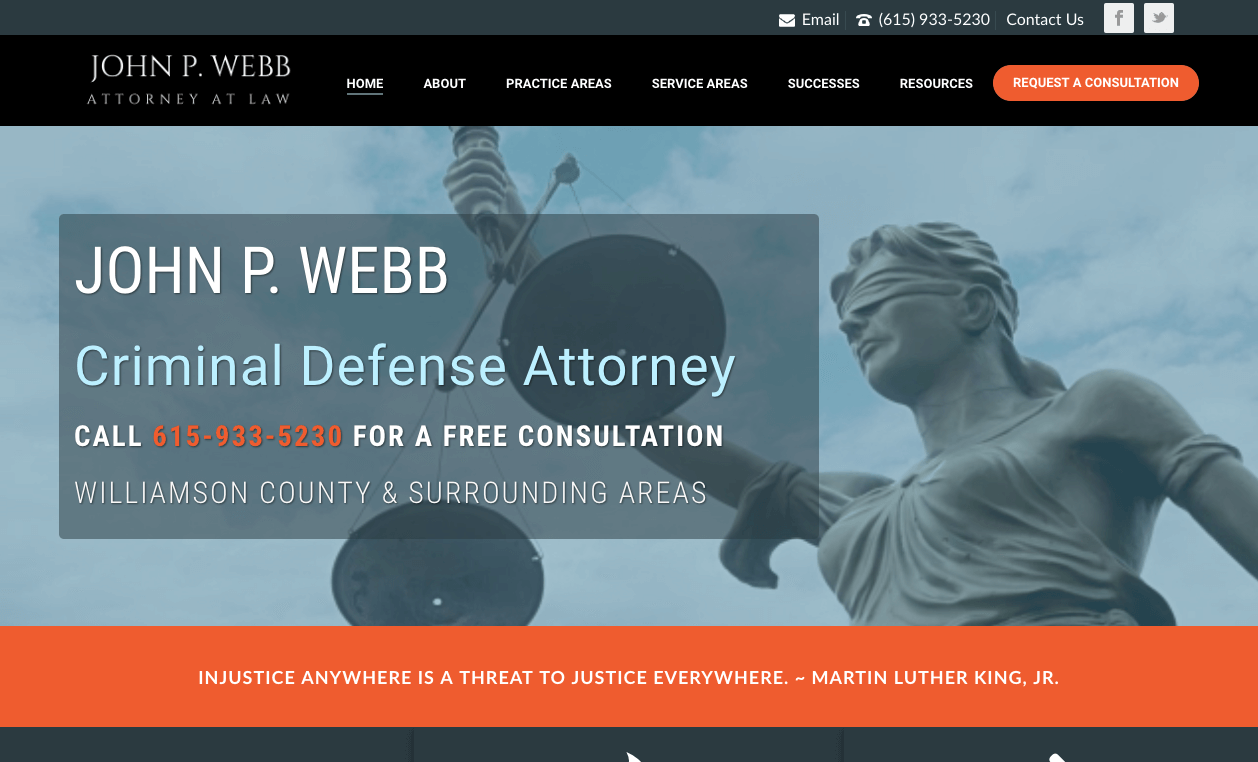 John P. Webb Attorney - MellyGurl Website Portfolio
